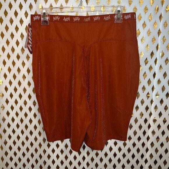 NWT YITTY Spotlight Shaping High Waist Shorts Shimmered Baddest Brown Size XL - Picture 8 of 8
